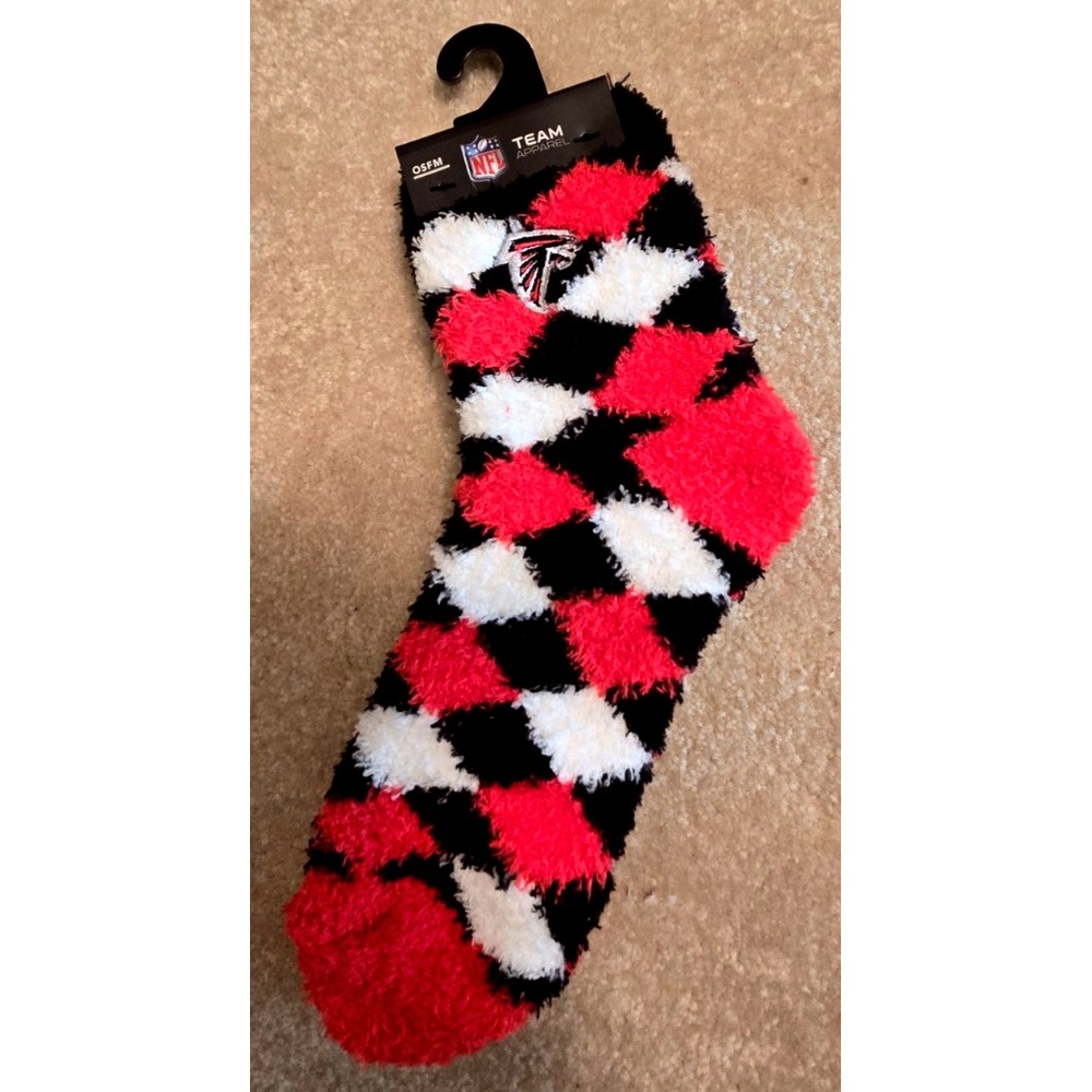 For Bare Feet Socks Women's Diamond - Atlanta‎ Falcons 109 Red OSFM 6-10